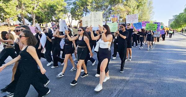 March Against Violence Towards Women Held at EMU